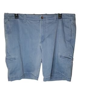 Tommy Bahama Boracay Cargo Shorts Portside Blue 33x10 Cotton Tencel Stretch